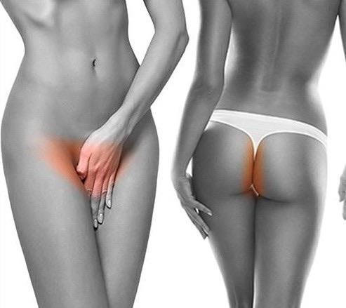 Жена с подчертана интимна зона